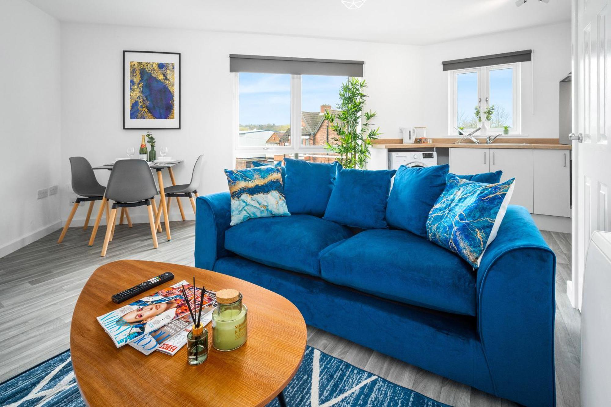 New 2 Bedroom Deluxe Apartment - Parking - Wifi & Netflix - Top Rated - 50C Cradley Heath Exteriér fotografie