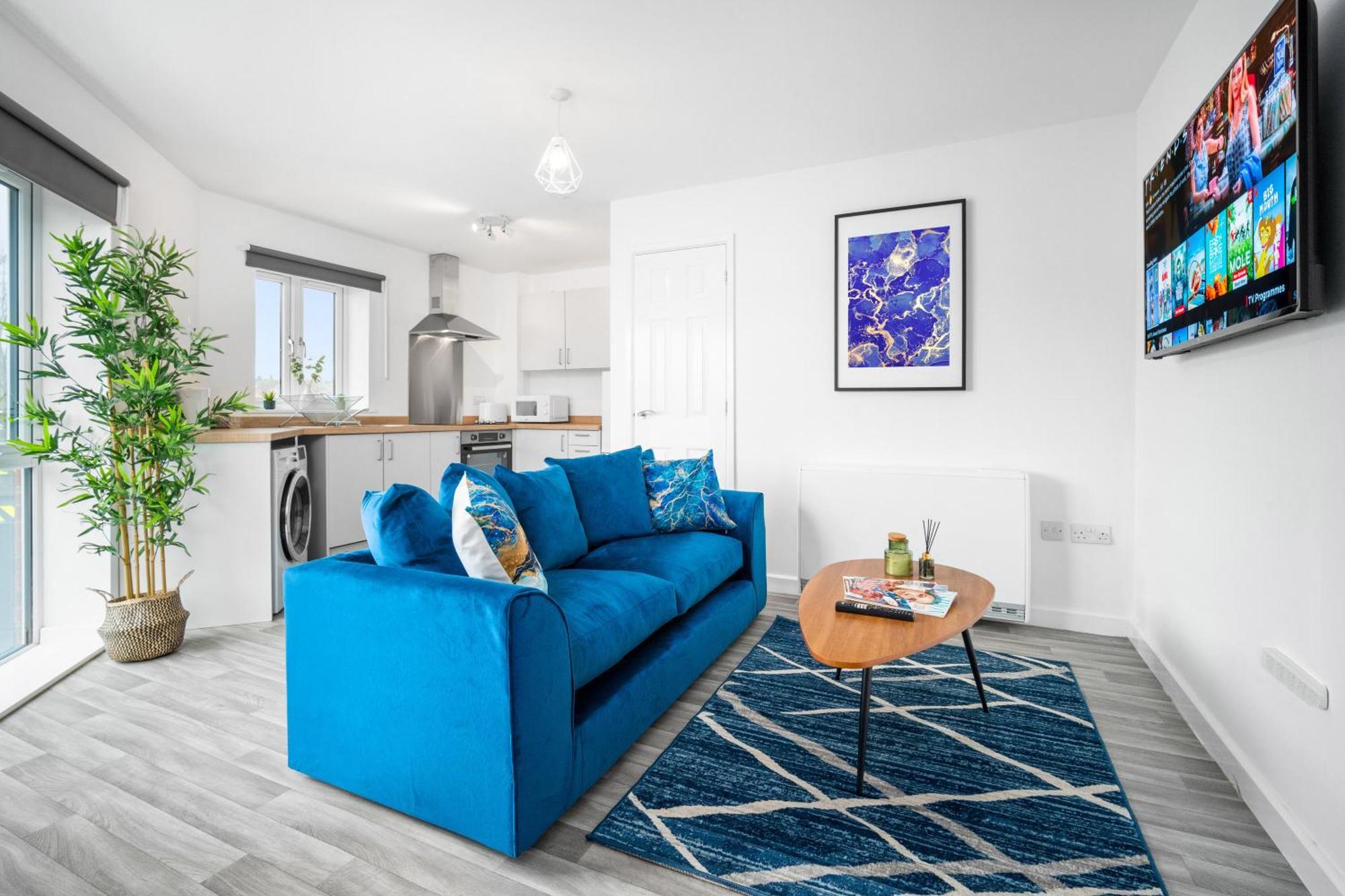 New 2 Bedroom Deluxe Apartment - Parking - Wifi & Netflix - Top Rated - 50C Cradley Heath Exteriér fotografie